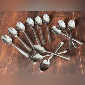 IKEA Set of 12 Stainless Steel Spoon Dragon Teaspoon Flatware